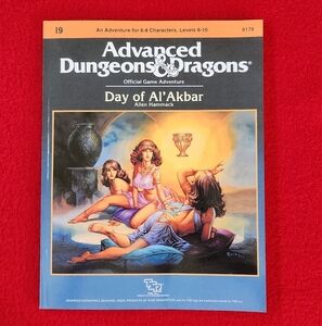 Advanced Dungeons & Dragons Adventure Module Day Of Al' Akbar  Reprint Edition